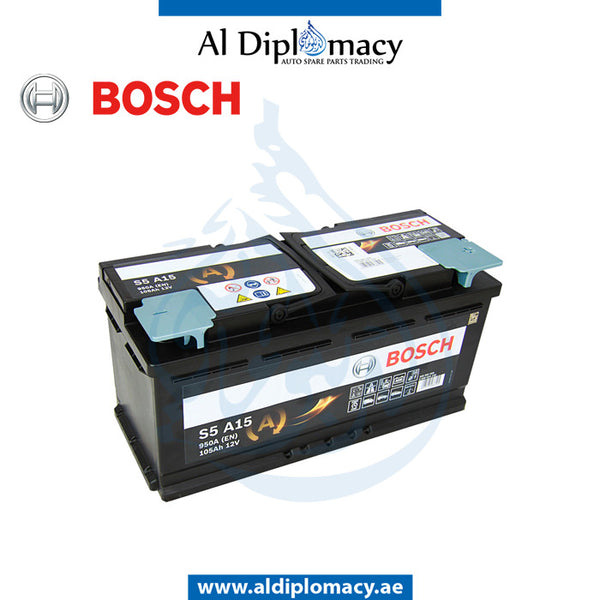 STARTER BATTERY 105AH 0092S5A150 950A for BMW 3 Series F01 (2008-2015) models, Part Number BSH-61217604808